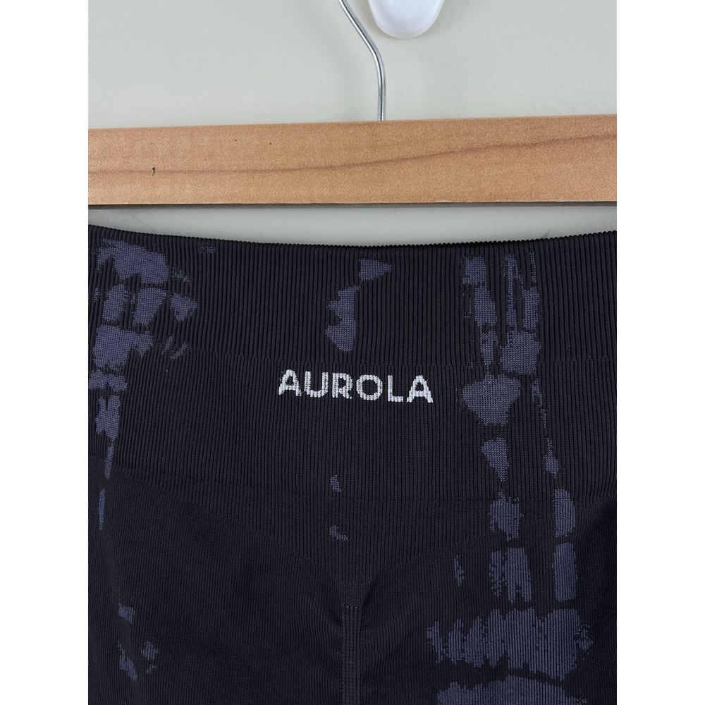 AUROLA Serpent Snake Seamless Scrunch Workout Sz XS‎ Active Yoga Purple Gray - Picture 4 of 6